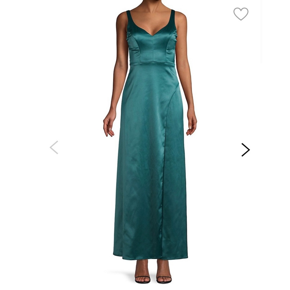Sequin Hearts Prom Dress Emerald Green Size 5